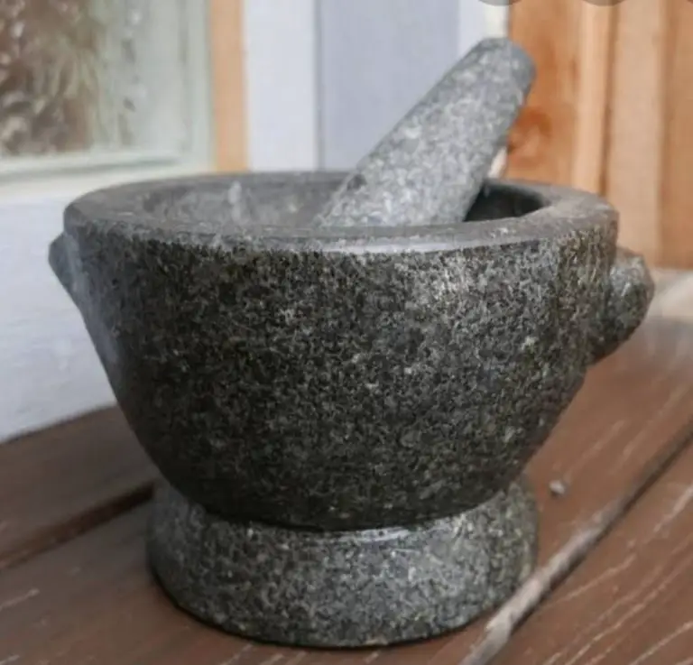 How to Clean a New Granite Mortar And Pestle Grind IT