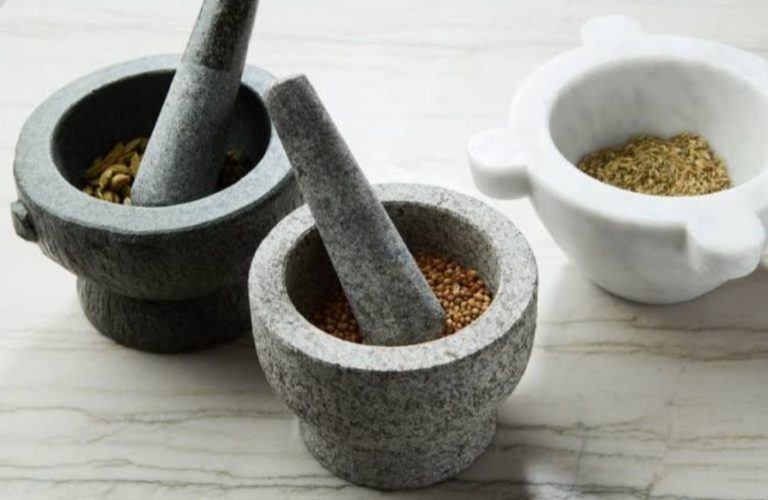 How to Clean a New Granite Mortar And Pestle Grind IT