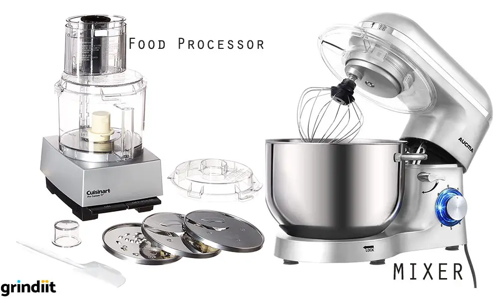 Difference Between A Food Processor And Mixer