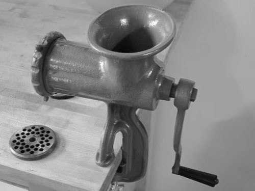 How to Put a Hand Meat Grinder Together